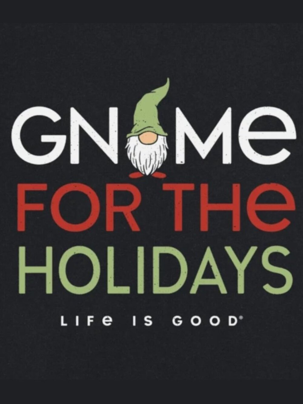 Life Is Good Women's Gnome For The Holidays Long Sleeve Crusher Tee
